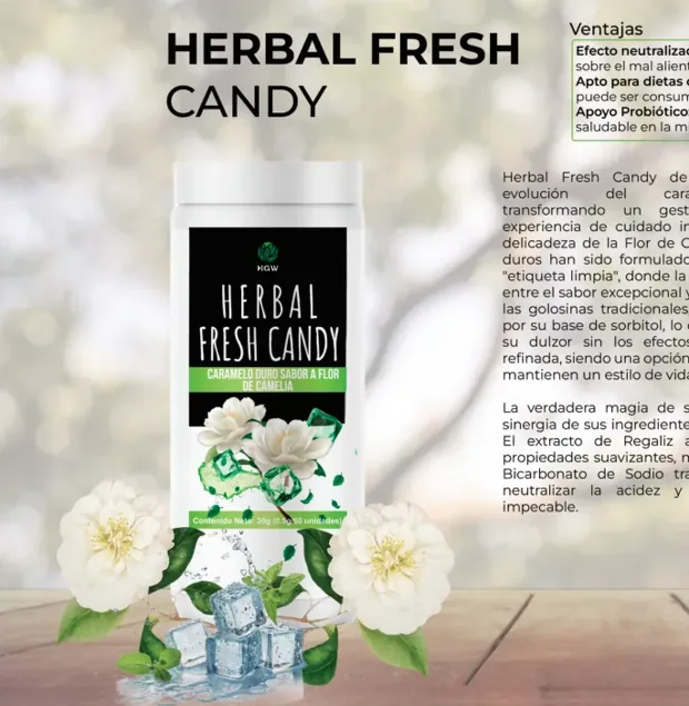 Herbal Fresh Candy, imagen del catálogo original HGW