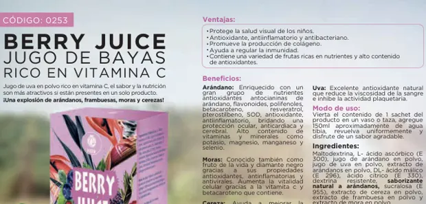 Berry Juice, imagen del catálogo original HGW