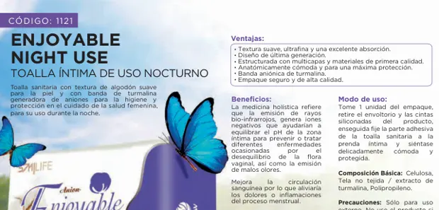 Enjoyable Night Use · Uso nocturno, imagen del catálogo original HGW