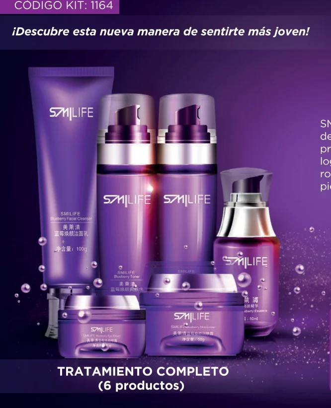 Tratamiento completo Smilife Blueberry, imagen del catálogo original HGW